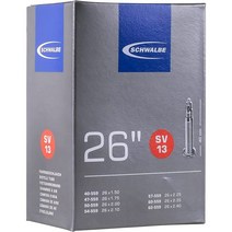 SCHWALBE(슈와르베) 【정규품】26x1.50/2.50용 튜브 불식 40㎜ 밸브 13SV, 단품