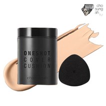 조성아TM 원샷 커버 쿠션 파운데이션 본품/리필/퍼프(선택), 조성아 원샷 커버쿠션 리필+퍼프2개