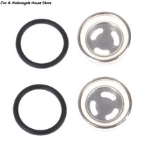 브레이크시스템 브레이크디스크 브레이크 펌프 브레이크 실린더에 대 한 인감 2pcs 유니버설 18mm 오토바이 시력 유리 오일 시력 유리 도매, 한개옵션0