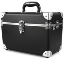 CALLA명품 화장품 정리함 통박스 메이크업박스, 1개, 블랙