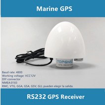 NMEA0183 4800bps RS232 4M 플래시 DIY 커넥터 나선형 튜브 GNSS1000R 해양 GPS r수신기 모듈 안테나, 한개옵션0