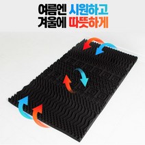 3D입체설계 침대매트리스 바닥용 토퍼 싱글 퀸사이즈