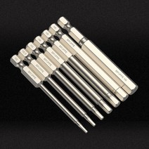 BROPPE 7P 육각 비트 세트 75mm 자석 렌치 드라이버, 단품