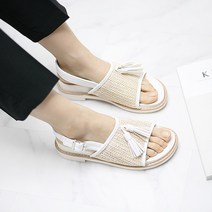 팝콘이네 콤마 태슬 스트랩샌들 여름신발