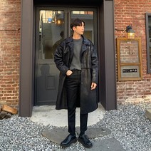 양면 롱 무스탕 코트