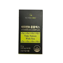 뉴트리코어 비타민B 컴플렉스 1 000mg x 60정 x 3박스 6개월분 비오틴 함유