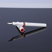 LAMY라미 라미 한정판 사파리 만년필 스페셜에디션 화이트 레드클립 EF, 캘리용1.5mm, 019화이트올레드