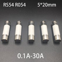 F고속 퀵 블로우 원통형 캡 튜브 카트리지 세라믹 퓨즈 링크 2.5A 3A 3.15A 4A 5A 6A 6.3A 8A RO54 250V 5x, 06 6A