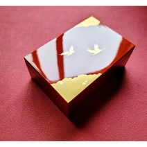 예단함 봉채함 나전칠기 자개 공예 보석함 혼수 예단 보석상자 23종, J. 빛나는 소형 레드