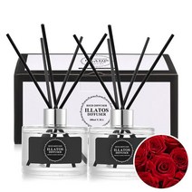 [천삼백케이] [일라토스] 일라토스 잉글리쉬로즈가든 200mlx2개입 인테리어 장미향 디퓨저, (M)프로방스라벤더 200mlX2