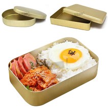 우야몰 국산 추억의 양은도시락 밴또 도시락 나들이 옛날 양철, 1개, 양은도시락09.사각4호 은색