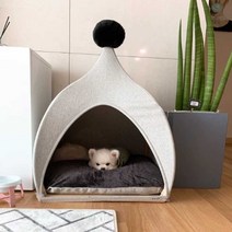 강아지 집 고양이 집 펫주택 애견하우스 반려동물 집, 화이트