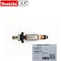 함마 드릴 전동 전기AC220-240V MAKITA 518802-5 로터 모터 전기자 RT0700C 515844-0, 한개옵션0