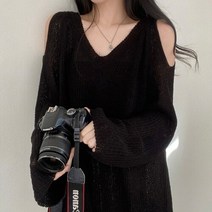 하트넥니트 초커니트 걸그룹 컷아웃 사선 보트넥 댄서 니트 N 선 스크린 스웨터 어 올
