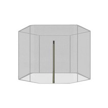 트램폴린 안전망 극 트램폴린 보호 그물 점프 트램폴린 보호망 안티 점프 패드, 6 피트