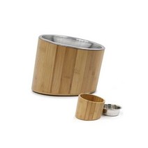 수퍼펫 대나무 키높이 경사식기_WD00103 (Large) 급, 수퍼펫 대나무 키높이 경사식기_WD00103 (Larg