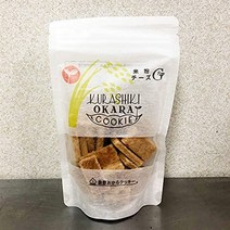 쌀가루 치즈 1봉지 (160g) 쿠라시키 비지 쿠키 단백질 식이섬유 풍부한 국산 콩 생비지 밀가루 미사용 글루텐프리