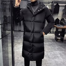 역시즌롱패딩 이월롱패딩 역시즌 구스다운 겨울 캐주얼 롱 재킷 2022 새로운 남성용 캐주얼 패션 파카 플러스 사이즈 5xl 남성용 두꺼운 윈드 브레이커 재킷