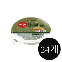 햇반 현미로 지은밥 130g 24개