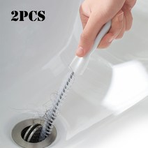 원룸청소기 소형청소기 미니청소기 무선미니청소기 12pcs 파이프 준설 브러시 욕실 헤어 하수구 싱크 청소 브러시 ​​드레인 클리너 유연한 클리너 막힘 플러그 구멍 제거 도구, 2개 45cm 및 65cm