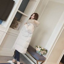 가바바 여성 겨울 롱패딩 부들부들한 터틀넥이 포인트 세련미 넘치는 스타일 후드 데일리 패딩 G40283