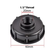 IBC탱크 PE드럼 밸브 통 Ibc water tank adapter s60x6 커넥터, b