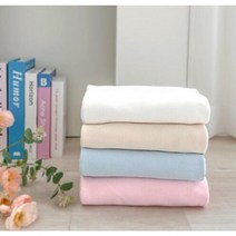 혜인천 대폭 오가닉 양면 쟈가드 무지 모먼트 4컬러, 백아이보리