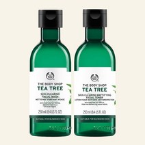 [더바디샵][선물포장] 티트리 워시 앤 스킨 선물세트 (티트리 세안제 티트리 토너), 단일속성