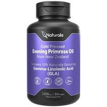 Naturalis 이브닝 프림로즈 오일 (1300mg) 뉴질랜드 소프트젤 120개, 60 Count (Pack of 1)