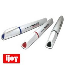 라인플러스 화이트 보드마카 트리마 330 1개 낱개 삼각, 빨강