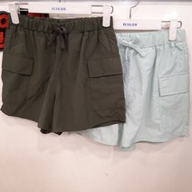 에꼴리에 여름 가장 시원한 바지 4부 밴딩 칼라 트래블리 바지