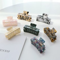 머리앤핀 헤어악세사리 루나 스퀘어 집게핀 명품 머리핀 KN-03026