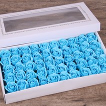 (주)아트인 비누꽃장미(3겹-50송이), 스카이