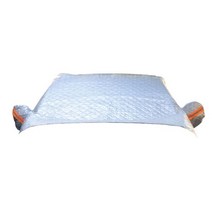 범용 자동차 앞 유리 거울 반사 바 커버 태양 그늘 보호대 겨울 눈 얼음 비 먼지 서리 가드 알루미늄 필름, 실버