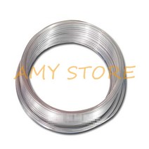 알루미늄파이프 원형 사각 튜브 합금 파이프 1미터 알루미늄 윤활 휴대용 파이프 튜브 코일 OD 4/6/8/10mm, 08 OD16 x 1mm