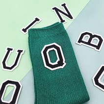 [RΘA] 의류 패치 알파벳 검정 영문 열접착와펜 장식와 와펜 열와 접착와 ▷_β5243Ea, 《β본상품》, 옵션무[#@$]