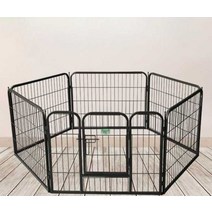 벽난로 안전펜스 울타리 육각 화목난로 실내 범용 접이식 애완 동물 난간, 검은색 6개 (높이 120cmx가로 77cmx6개)