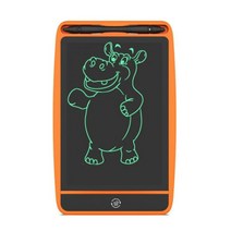 액정타블렛 그림그리는패드10/12 인치 전자 필기 태블릿 LCD 스크린 디지털 그래픽 드로잉 보드 그리기 도, 02 orange 10in Single