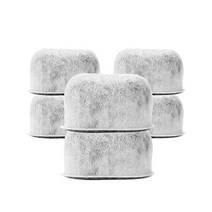 BRENSTEN Keurig 브루어용 가정용 제품별 교체용 숯 물 필터 6개 팩 20 10 커피 메이커 커를 호환 카트리지 유니버설 핏(NOT CURIG INART)