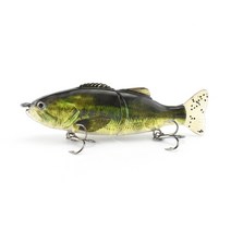 빅게임 하드베이트ODS 10cm 19g 멀티 조인트 빅게임 루어 2 세그먼트 파이크 Muskie Walleye 배스 연어 물, 01 411b
