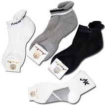 여성골프양말스포츠양말3족, B타입(회색)3족