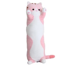 가팡 귀여운 바디필로우 ARONG001, 핑크 고양이