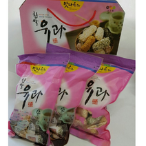 [맛나한과] 찹쌀유과종합세트600g( 생강유과 복분자유과 파래유과 검은깨유과 참깨유과)