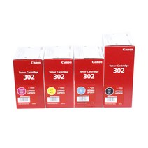 캐논 정품인증 LBP 5960C 토너 4색1세트 CRG-302 BK/C/M/Y 평균 검정 10000매/칼라 각 6000매, 1개, 검정+칼라
