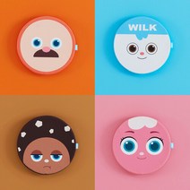 생활지음 X 브레드 이발소 캐릭터 폭신 방석, 단품