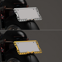 오토바이 번호판가드 알루미늄소재 번호판확장 튜닝가드 커스텀상품, 레드, 1개