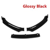자동차 범퍼 프론트 범퍼 립 스포일러 사이드 스플리터 디퓨저 보호 디플렉터 바디 키트 가드 audi a4 b8.5 2013-2016 자동차 액세서리, 글로시 블랙