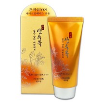 고은결 산수유 미백 주름개선 선크림 70g 끈적임 없는 순한 선블록, 단일제품