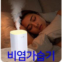 청소편한가습기 세척쉬운가습기 책상용가습기 1+1, 청소편한가습기 필터없는가습기 아이방가습기 화이트 1+1