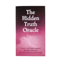 황금 Lenormand 오라클 카드 운세 운세 타로 데크 가족 파티 레저 테이블 게임 PDF 가이드 북, 05 The Hidden Truth